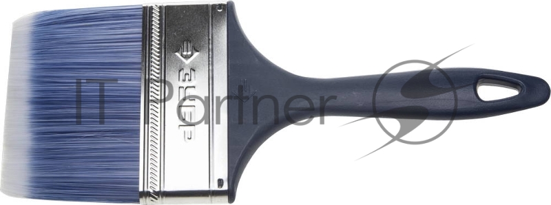 Кисть плоская ЗУБР АКВА-МАСТЕР КП-13, искусственная щетина, пластмассовая ручка, 100мм