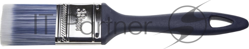 Кисть плоская ЗУБР АКВА-МАСТЕР КП-13, искусственная щетина, пластмассовая ручка, 38мм