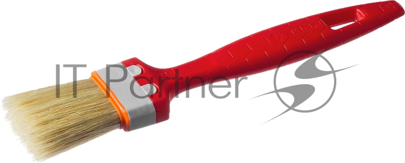 Кисть плоская ЗУБРУНИВЕРСАЛ-СТАНДАРТ, натуральная щетина, пластмассовая ручка, 1,5/38мм