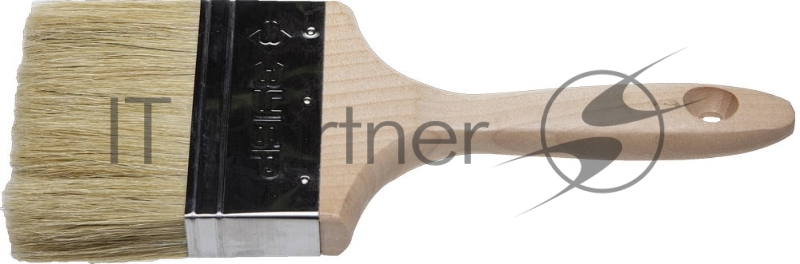 Кисть плоская ЗУБР УНИВЕРСАЛ-ЭКСПЕРТ, светлая натуральная щетина, деревянная ручка, 4/100мм