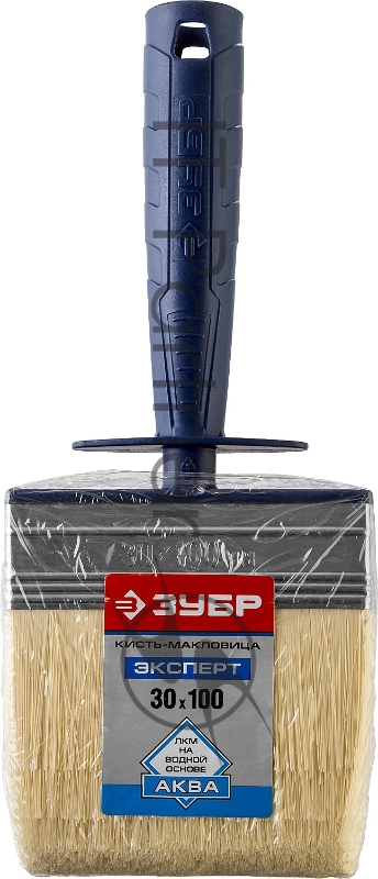 Макловица ЗУБР АКВА, искусственная щетина, пластмассовый корпус, 30х100мм