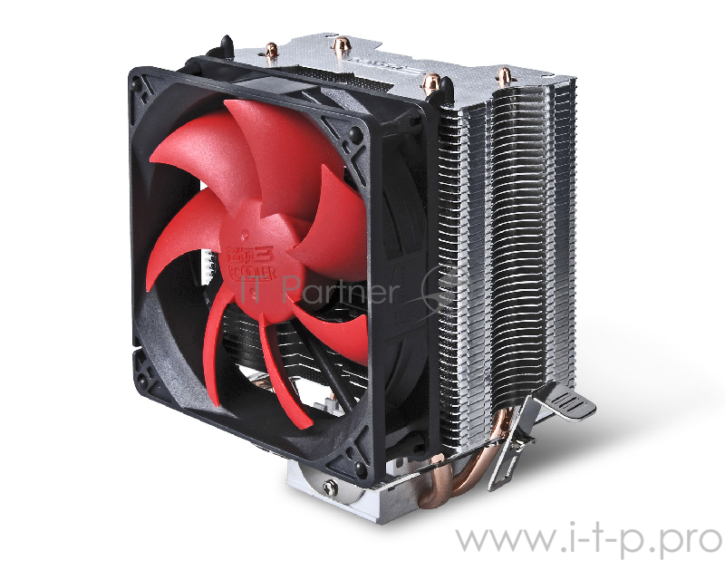Вентиляторы PCCooler S93 Кулер S93 S775/115X/AM2/AM3/AM4/FM1/FM2 (32 шт/кор, TDP 102W, вент-р 90мм, 2 тепловые трубки 6мм, 2200RPM, 22dBa)