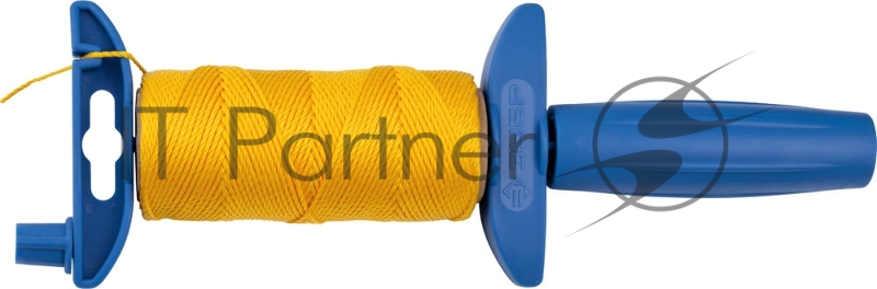 Шнур ЗУБР нейлоновый, для строительных работ, сменная шпуля, на катушке, 50м