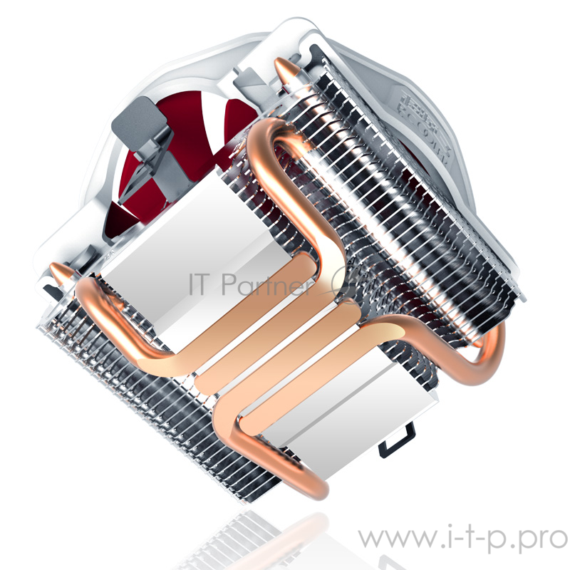 Вентиляторы PCCooler Q127 Кулер Q127 S775/115X/AM2/AM3/AM4/FM1/FM2 (48 шт/кор, TDP 90W, вент-р 120мм, 4 тепловые трубки 6мм, 1800RPM, 22dBa) Retail Color Box