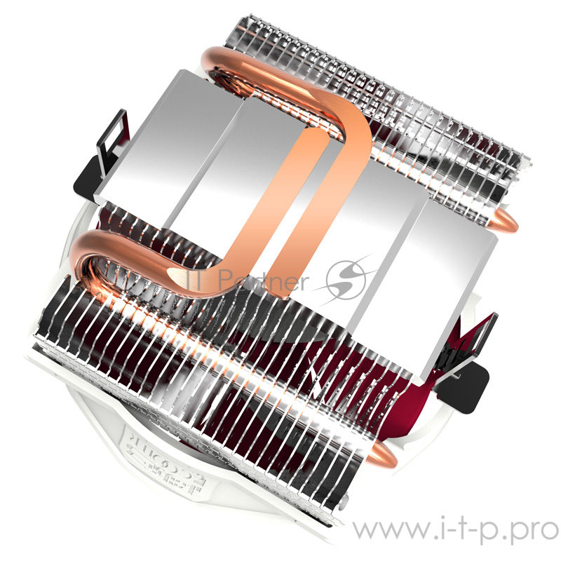 Вентиляторы PCCooler Q126 Кулер Q126 S775/115X/AM2/AM3/AM4/FM1/FM2 (48 шт/кор, TDP 88W, вент-р 120мм, 2 тепловые трубки 6мм, 1800RPM, 22dBa) Retail Color Box