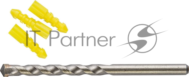 Набор STAYER Свeрла MASTER по бетону, 8мм, с дюбелями, 21 предмет