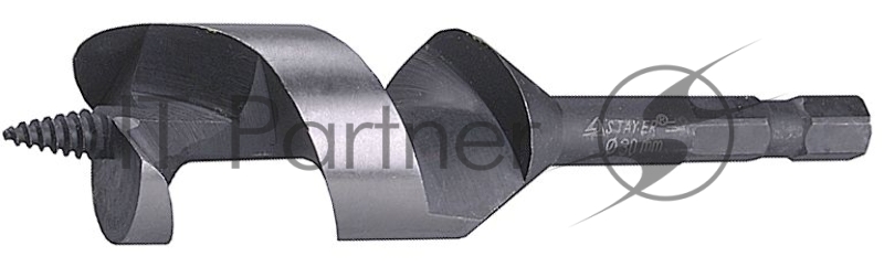 Сверло STAYER спиральное по дереву, шестигранный хвостовик, 29x130мм