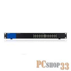 Сетевое оборудование Linksys LGS124P-EU 24-портовый коммутатор, Gigabit, PoE