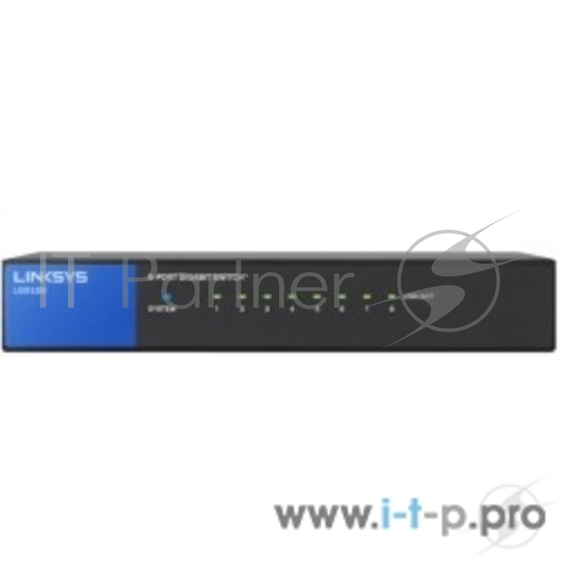 Сетевое оборудование Linksys LGS108-EU 8-портовый коммутатор, Gigabit