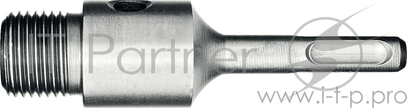 Державка ЗУБР для бур коронки с хвостовиком SDS Plus, L-100мм,резьба М22,конусное крепление центрир сверла