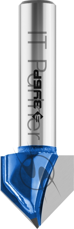 Фреза пазовая галтельная V-образная ЗУБР 12.7x13мм, угол 90°мм