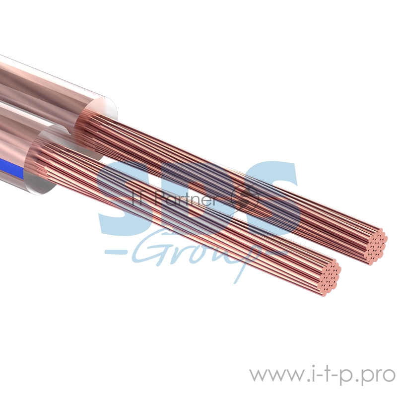 Кабель акустический 2х1,50 мм? прозрачный BLUELINE (м. бухта 5 м) | 01-6206-3-05 | REXANT