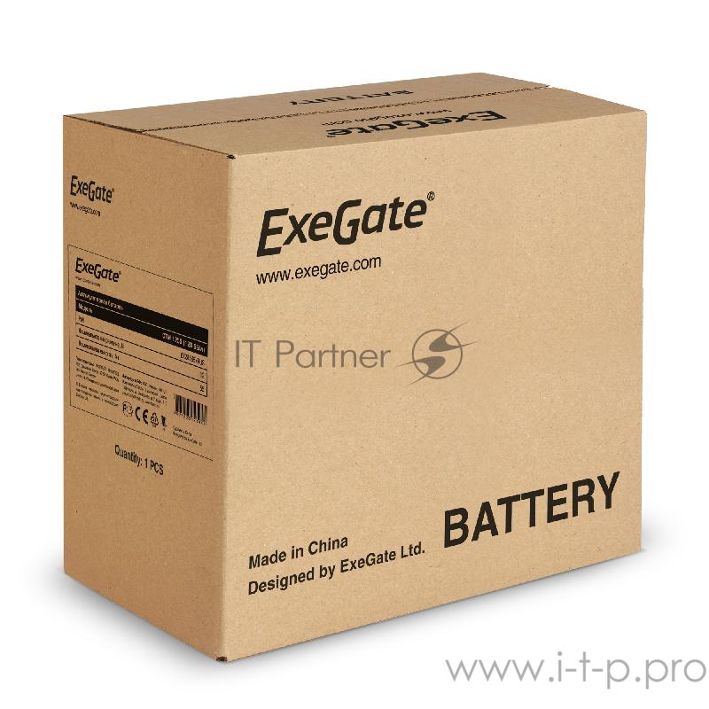 Аккумуляторная батарея ExeGate DTM 1255 (12V 55Ah, под болт М6)