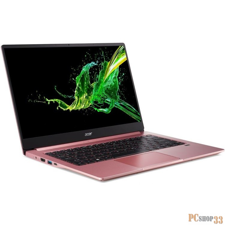 Ультрабук Acer Swift 3 SF314-57G-50FQ Core i5 1035G1/8Gb/SSD512Gb/nVidia GeForce MX350 2Gb/14/IPS/FHD (1920x1080)/Windows 10 Single Language/pink/Wi