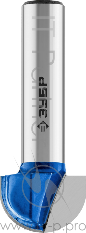 Фреза пазовая галтельная ЗУБР 15.8x11мм, радиус 7.9мм