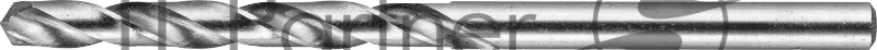 Сверло по металлу ЗУБР 4.4х80мм, сталь Р6М5, класс А