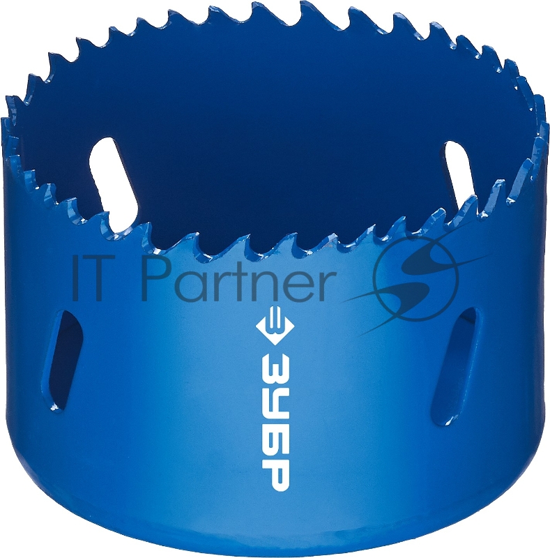 Коронка биметаллическая ЗУБР 67мм, быстрорежущая сталь