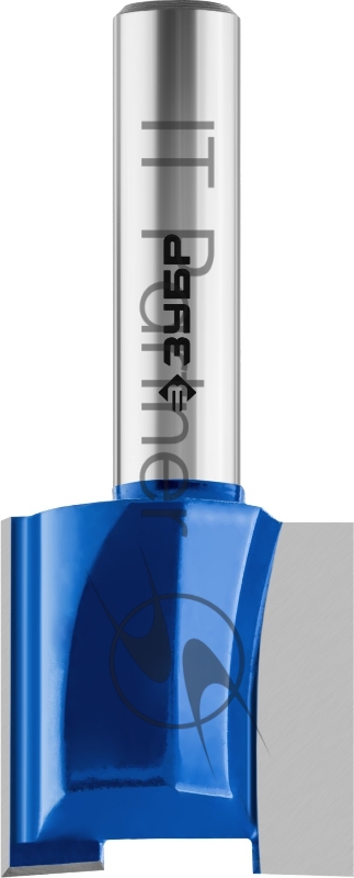 Фреза пазовая прямая ЗУБР 22x22мм, хвостовик 8мм