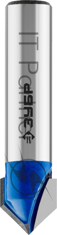 Фреза пазовая галтельная V-образная ЗУБР 9.5x9.5мм, угол 90°мм