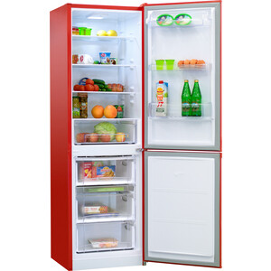 Холодильник Nordfrost NRB 152NF 832 красный (двухкамерный)