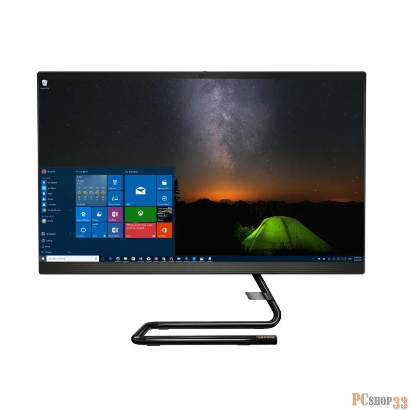 Моноблок Lenovo IdeaCentre 3 22ADA05 21.5 Full HD Ryzen 5 3500U (2.1)/8Gb/1Tb 5.4k/SSD256Gb/Vega 8/DVDRW/CR/Windows 10 Home/GbitEth/WiFi/BT/65W/клав