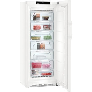 Морозильник с NoFrost LIEBHERR GN 4635-21 001, Общий объем брутто/нетто, л: 360/312, класс энергопотребления:A++, расход электроэнергии, кВтч/год: 148, время сохранения холода, ч: 20, климатический класс: SN-T, тип управления: электронное, габаритные