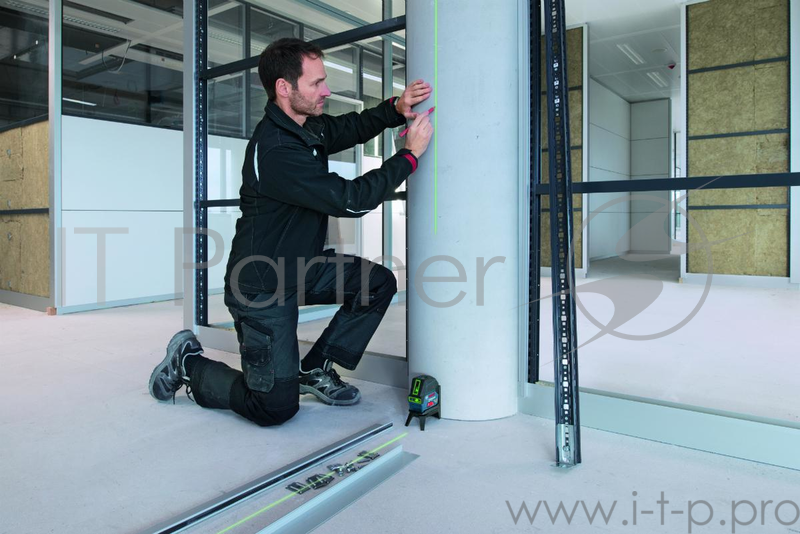 Лазерные дальномеры, уровни, детекторы Bosch 0601066J00 Комбинированный лазер GCL 2-15G+RM1+BM3