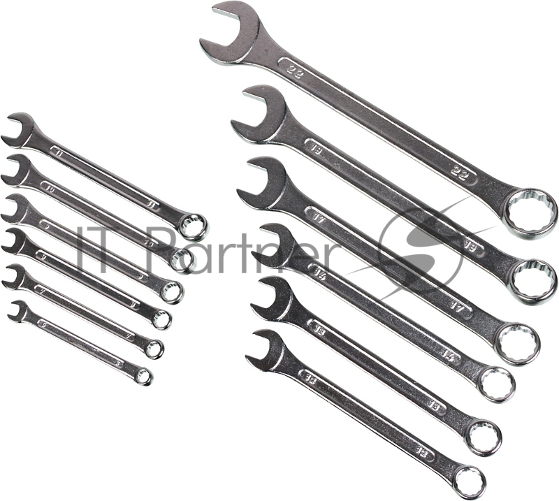 Набор комбинированных ключей 12 шт. 6 - 22 | 73/6/5/8 | ВИХРЬ