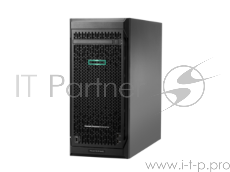 Сервер Сервер HP ProLiant ML110 Gen10, 1x 3104 Xeon-B 6C 1.7GHz, 1x8GB-R DDR4, S100i/ZM (RAID 0,1,5,10) noHDD (4 LFF 3.5'' NHP) 1x350W NHP NonRPS, 2x1Gb/s, DVDRW, iLO5, Tower-4,5U, 3-3-3 (P03684-425)