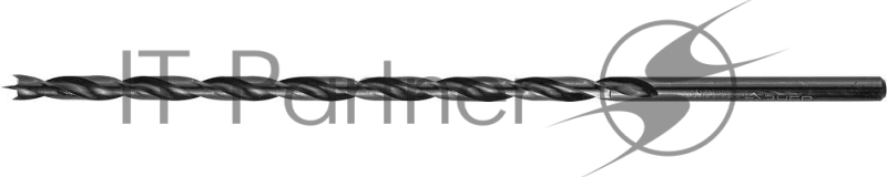 Спиральное сверло по дереву ЗУБР d 8x200/150мм, М-образная заточка