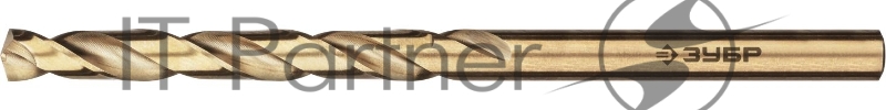 Сверло по металлу ЗУБР КОБАЛЬТ 4.0х75мм, сталь Р6М5, класс А