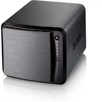 Сетевые хранилища ZYXEL NAS542-EU0101F Сетевое хранилище, 4 отсека для HDD (max. 48Gb), 2xGLAN, Link Aggregation, 3xUSB3.0, слот для карт SD/XC