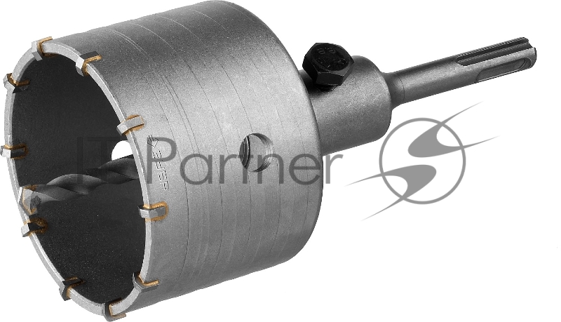 Коронка по бетону ЗУБР МАСТЕР с державкой SDS-Plus, 80 мм