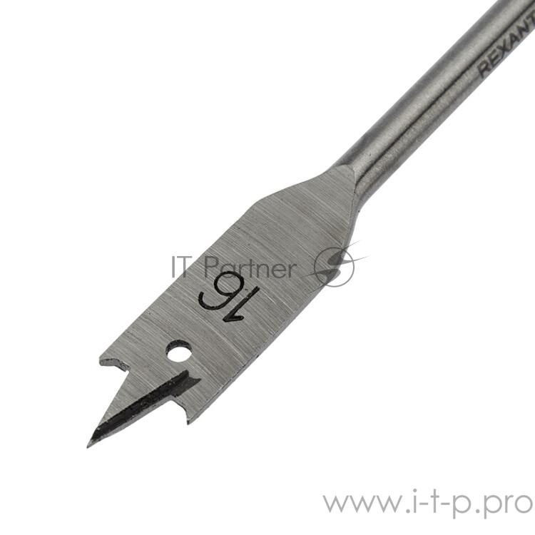 Сверло перовое по дереву 16х152 мм (шестигранный хвостовик) | 91-0665 | REXANT