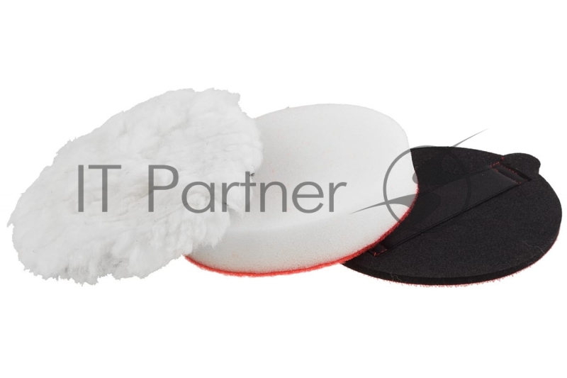 Набор ЗУБР ЭКСПЕРТ насадки полировальные ручные, 125мм, 3шт