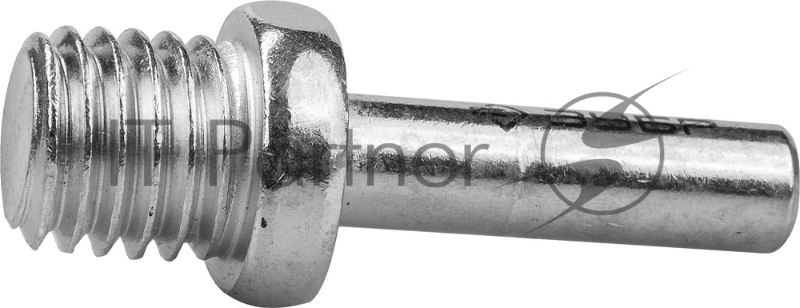 Переходник ЗУБР МАСТЕР оцинкованный, дрель-УШМ для опорных тарелок, d 8 мм / М14