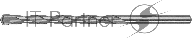 Сверло ЗУБР по бетону, цилиндрический хвостовик, 8x150мм