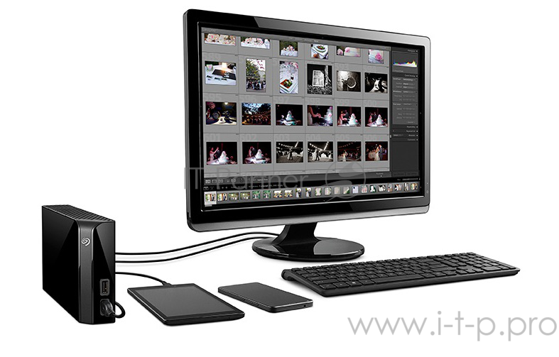 Носитель информации Seagate Portable HDD 6Tb BackUp Plus Hub STEL6000200 {USB 3.0, 3.5