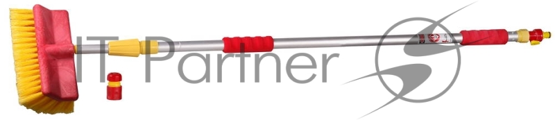 Соединитель, щетка на телескопическом удлинителе, набор для мойки GRINDA 1/2