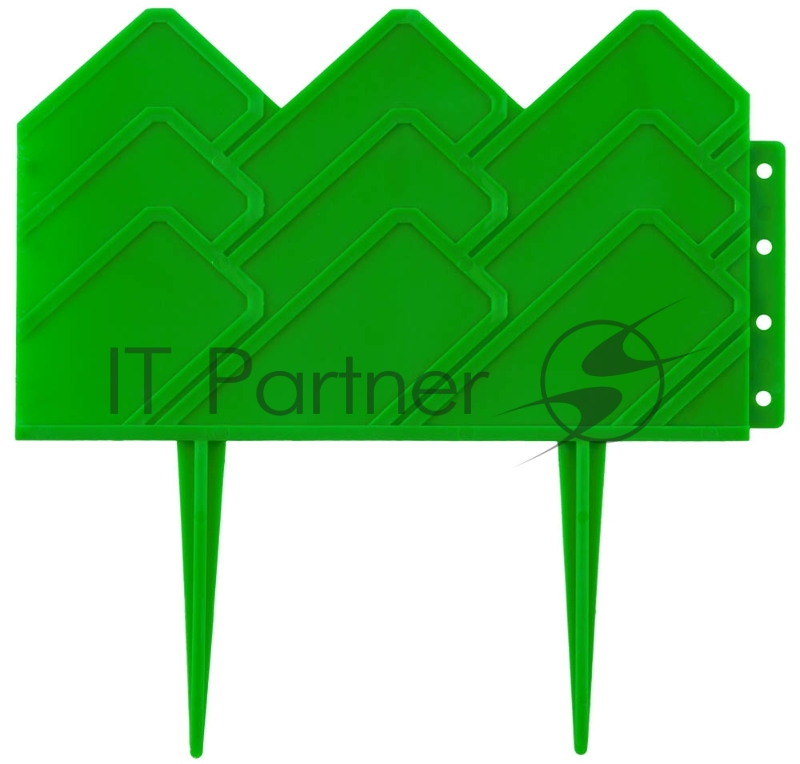 Бордюр декоративный GRINDA для клумб, 14х310см, зеленый