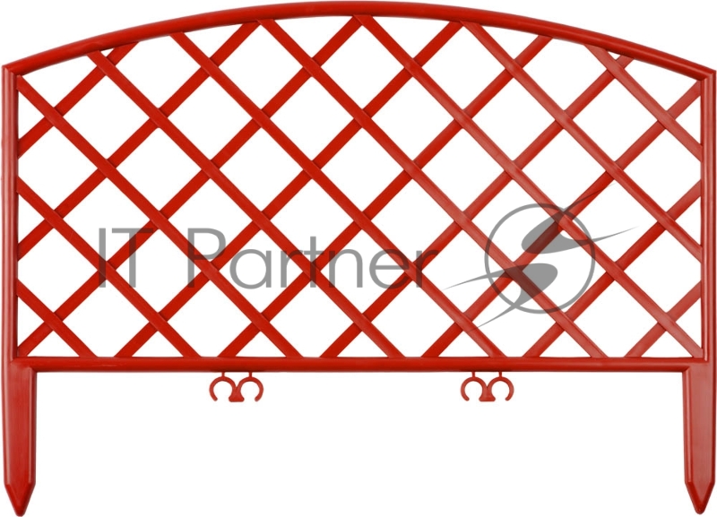 Забор декоративный GRINDA ПЛЕТЕНЬ, 24x320см, терракот
