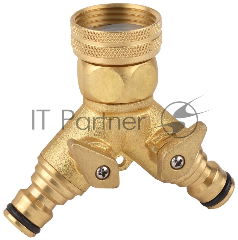 Распределитель поливочный RACO PROFI 3/4 x 1, с внутренней резьбой, двухканальный, из латуни