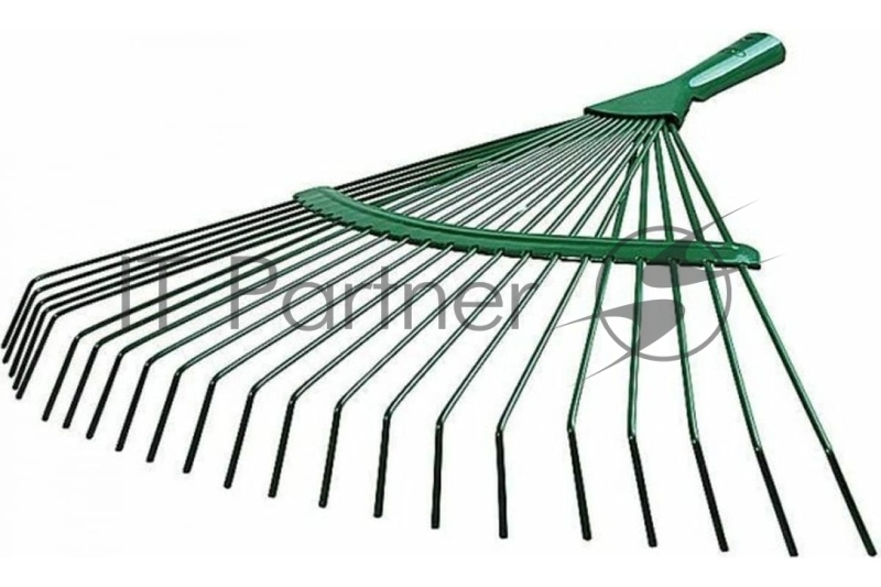 Грабли веерные RACO, 22 круглых зубца, эпоксидное покр., 450мм