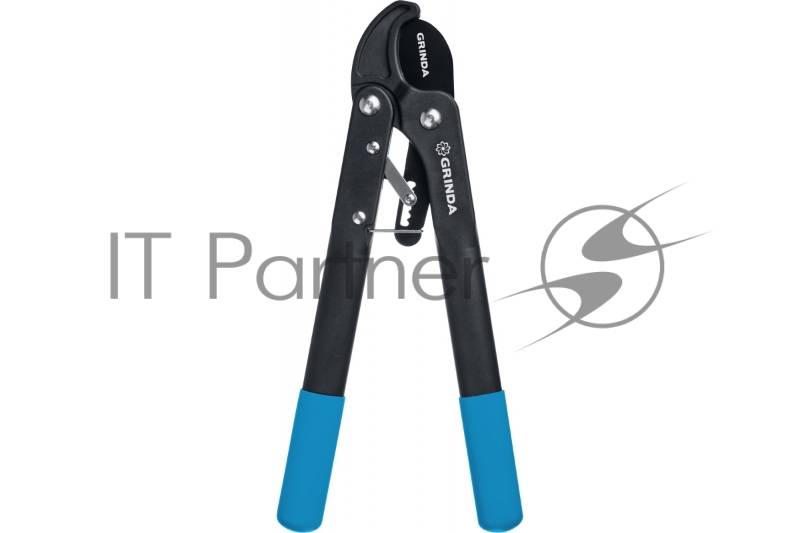 Контактный сучкорез C-410A с композитными рукоятками, с храповым механизмом, GRINDA