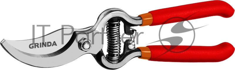Секатор G-3 цельнокованый, плоскостной, 200мм, GRINDA