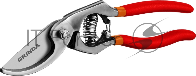 Секатор G-7 цельнокованый, с направленным под углом лезвием, 210мм, рез до 25 мм, GRINDA