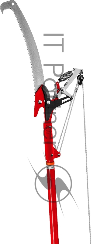 Штанговый сучкорез HX-350 с храповым механизмом и пилой с режущим крюком, GRINDA