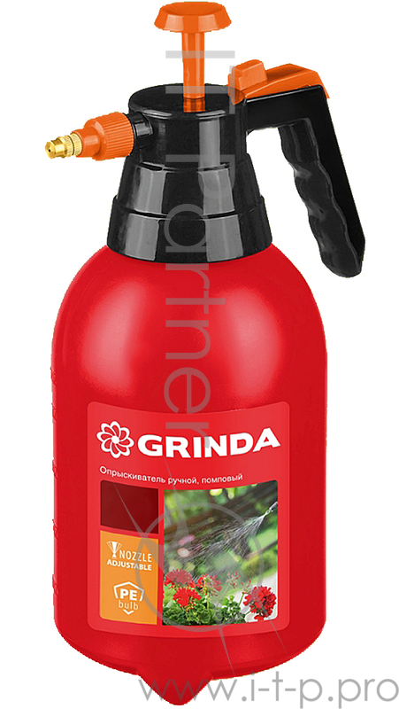 Опрыскиватель GRINDA PS-1 1 л, ручной, помповый, колба из полиэтилена