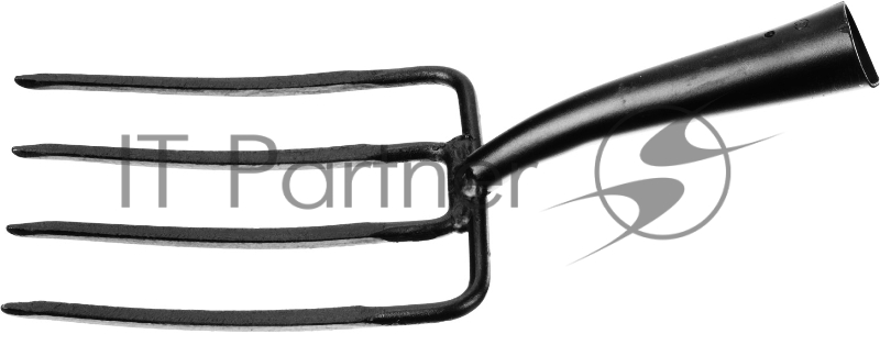 Вилы садовые GRINDA 180х220 мм, кованые, четырёхрогие