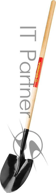 Лопата штыковая для земляных работ, деревянный черенок, GRINDA